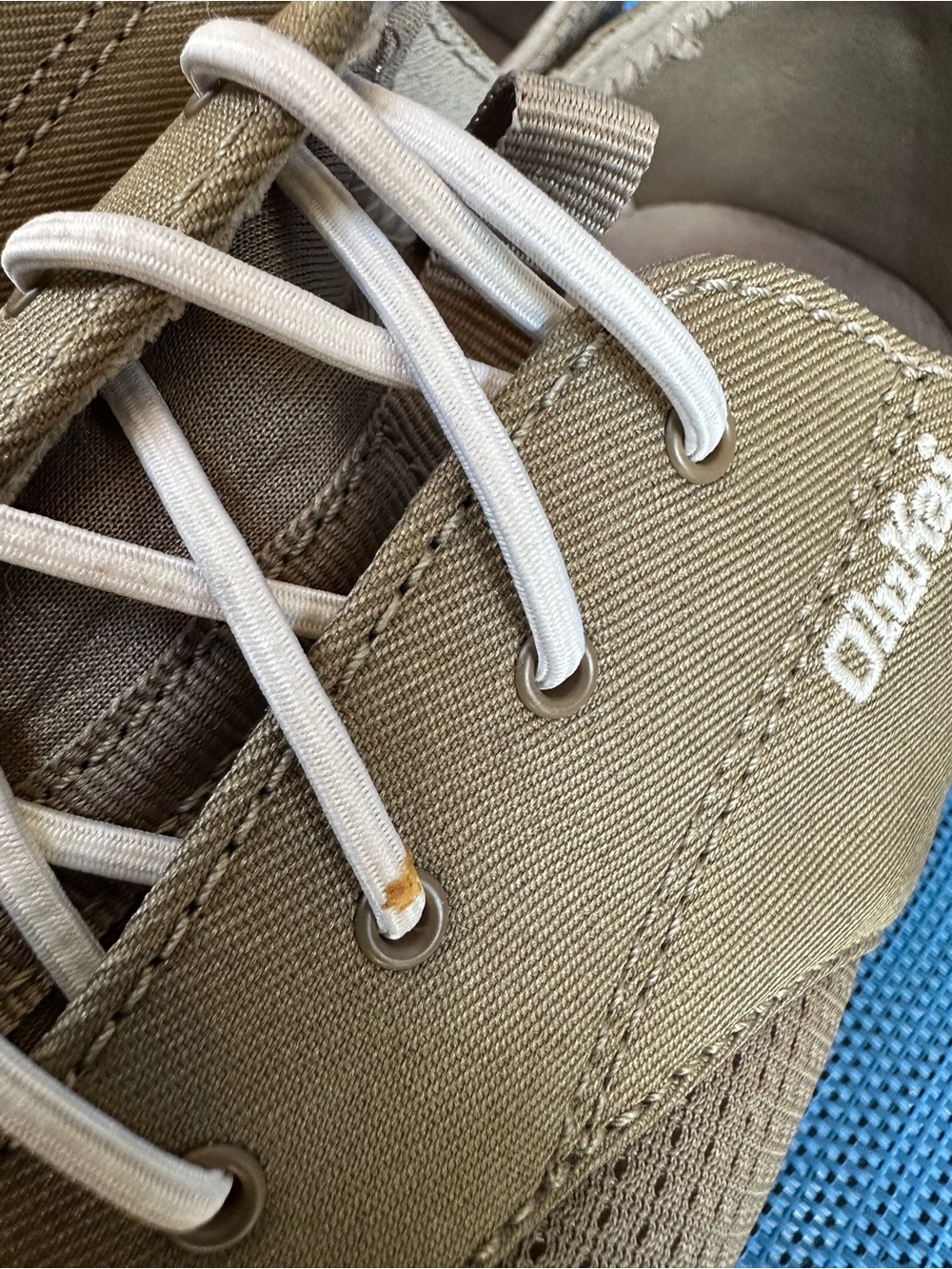 OluKai Nohea Moku Men's No Tie Boat Shoes Size 11 Color Clay/Tapa - Picture 11 of 12